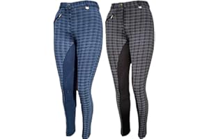 CANTER Ladies/Womens Checked Jodhpurs/Jodphurs from24 to 40" waist. NEW!