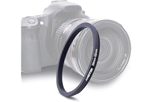 AMOTOK 58mm a 52mm Anello da per filtri per fotocamera compatibile con tutti gli obiettivi della fotocamera da 58mm a 52mm UV CPL ND filtro accessorio e paraluce da 52mm (58– 52mm)