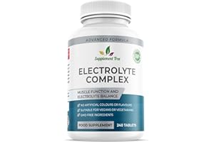 SUPPLEMENT TREE Electrolytes Complex | 240 Vegan Tablets | Electrolyte Pills with Potassium, Calcium, Magnesium & More | Keto Diet, Hydration Recovery & Salt Replacement | High Strength Electrolyte Supplement