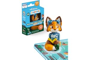 Edurino Figur Mika ABC: Buchstaben Lesen & Schreiben ab 4 Jahren - Stufe 2 inkl. App | Groß- und Kleinbuchstaben | Buchstaben richtig schreiben | Laute in Wörtern (Figur Mika)