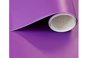 GOYAPRINT Vinilo Adhesivo Mate Violeta 1 ud de 60x300 cm para Muebles Cocina Paredes Ventanas Manualidades Papel Adhesivo Decorativo (Violeta, 60x300 cm)