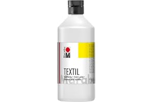 Marabu 17160075073 – colore per tessuti, 500 ml, colore nero (etichetta in lingua italiana non garantita)