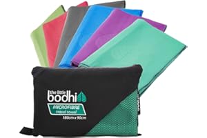 The Little Bodhi Microfibre Towel Turquoise 180cm x 90cm