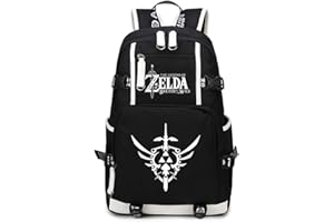 WANHONGYUE The Legend of Zelda Juego Mochila Escolar Estudiante Bolso de Escuela Backpack Mochila para Portátil