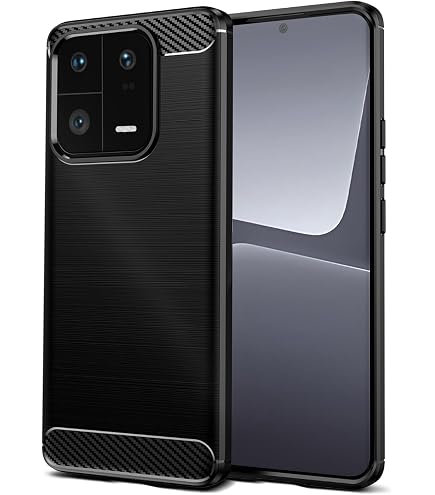Captor Cover Trasparente per Xiaomi 13 Pro, Custodia TPU in Silicone Flessibile Morbida e Sottile, Alta Qualità con Bordo Rialzato per Schermo e Protezione Fotocamera