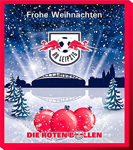 Preisvergleich Produktbild RB Leipzig - Adventskalender 2018 - Weihnachtskalender, Premium mit Poster - 2018 - Bundesliga - Fußball - (EUR 8,95 / 100g)