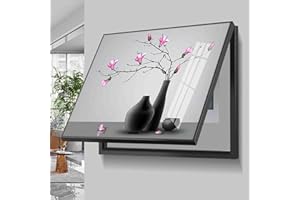 ALSUPEU Coperchio per Scatola elettrica Scatola di Distribuzione Contatore Flip,Coperchio Decorativo per Scatola Elettrica,Pittura Decorazione da Appendere Nascondi Dipinti,009,50 * 40cm