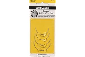 COLONIAL NEEDLE Colonial – Juego de Agujas curvadas Mano Agujas de Acolchado, 4-Pack
