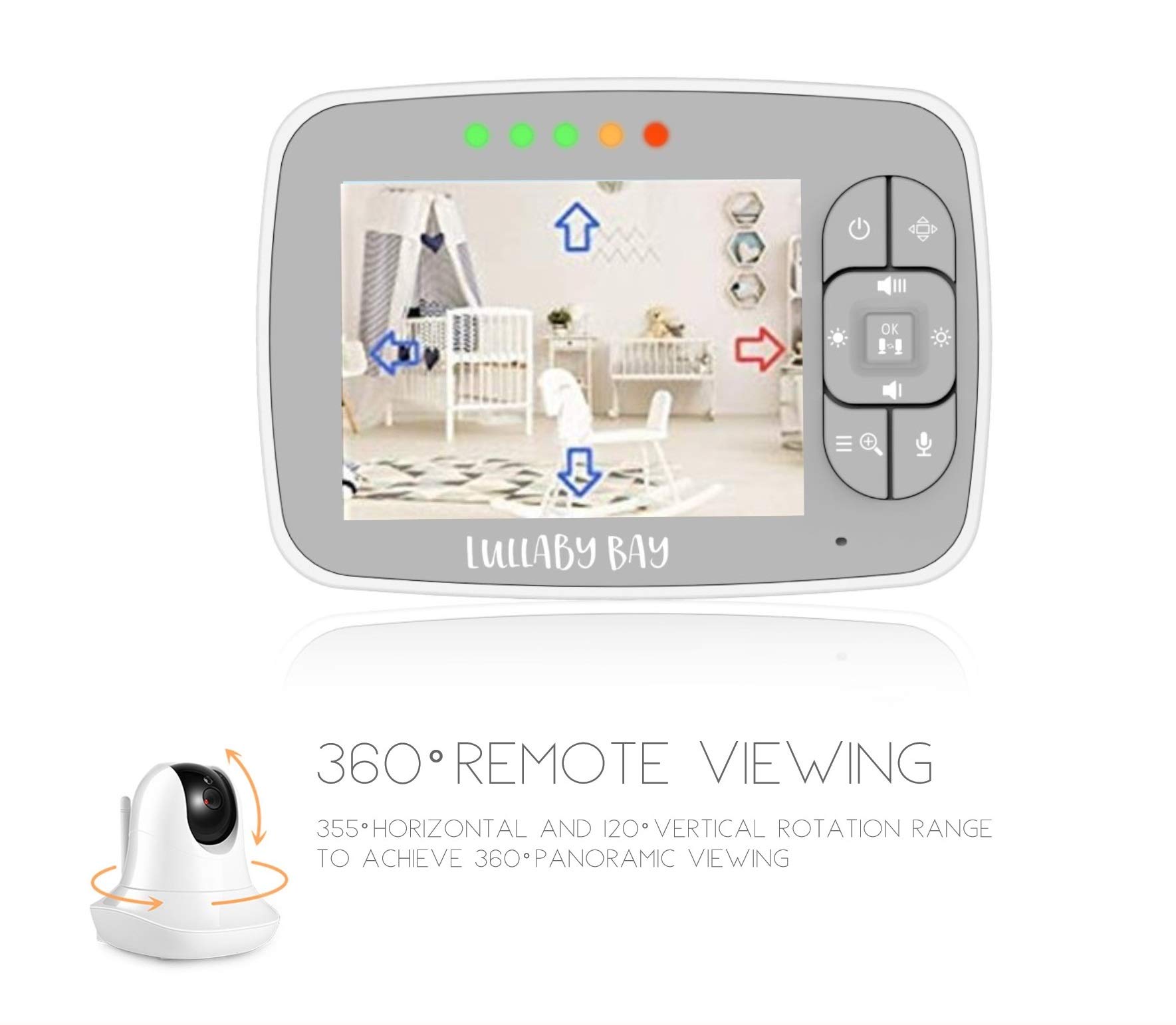 lullaby bay video baby monitor with camera