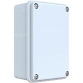 YAVUZ Junction Box, Junction Box, Distribution Box IP65 Waterproof 80 x 120 x 50 mm Enclosure Box POLY 032-1280