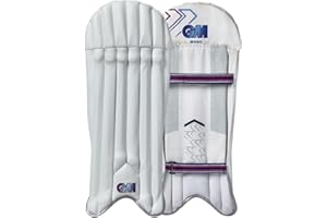 Gunn & Moore GM Cricket Wicket Keeper Keeping Leg Pads | Mana | PVC Facing with Cane & Low Density Foam Face Filling | Mesh Instep |