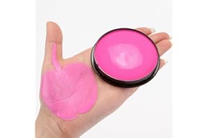 ‎KARLOR KARLOR Gesichtsfarbe 30g Aqua Make-up Schminke Facepainting Body Paint, wasserbasis professionell Schminkfarbe für Erwachsene Kinder Makeup Halloween Karneval Fasching Cosplay(Rosa)