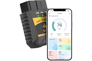 BESELOA OBD2 Diagnostic Auto Valise Voiture, Bluetooth OBD Diagnostique Auto Multimarque, Diagnostic Voiture Système Moteur OBDII, Lecteur OBD Outils de Diagnostic Français Voiture pour Les Véhicule