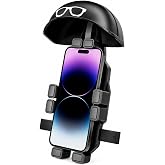 Coverzone Titreşim &Ouml;nleyici Otomatik Tuşlu Motosiklet Bisiklet Scooter ATV Telefon Tutucu Gidon Ayna Bağlantılı Telefon Tutuc