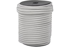 Cofan 08101079 Cuerda elástica, Blanco, 10 mm x 100 m