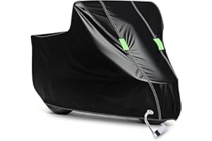 D-Lumina Telo Moto da Esterno Interno Telo Coprimoto Impermeabile Copri Moto 210D Poliestere Moto Copertura Antifurto Universale,per La Maggior Parte delle Moto,Scoote,Vespa etc.(265x105x125 cm) XXL