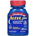 Aleve PM with Easy Open Arthritis Cap, Caplets with Naproxen Sodium, 220mg (NSAID) Pain Reliever/Fever Reducer/Sleep Aid, 80 Count - 2 Packs