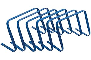 ND SPORTS Precision TR598 Jeu de 6 Haies Plates Unisexe, Bleu, Taille Unique