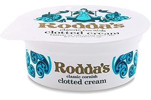 THE CORNISH HAMPER STORE Rodda's Clotted Cream Portions - 12 x 40g | Afternoon Tea, Catering, Groups, Fund Raising, Birthday Gift, Christmas Treat, Party, Cream Pots