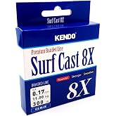 Kendo Surf Cast 8X Fighting 300 mt &Ouml;rg&uuml; İp (ICE BLUE)