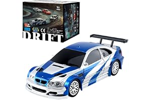 Torquino 1/43 Skala Mini RC Driftbil, 2. 4WD Full-proportionell RC Elektrisk Racing Driftbilsmodell, present för fordonsäls