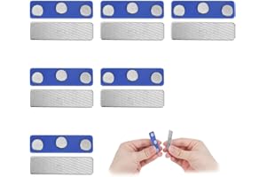 DULZEN 6 Paia Chiusura Magnetica per Tende Accessorio per Tende Oscuranti per Tende da Finestra Magneti per Tende con Adesivo Clip Magnetiche per Tende per Tende Oscuranti