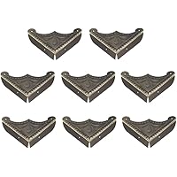 sourcing map Schreibtisch Eckenschutz Tischkantenschutz Abdeckung Metall 57 x 57 x 13 mm - 8 Stück