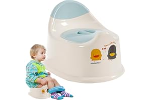 BAOQIFONG 1/2 pièces Pot Bebe Toilette Enfant pour Bébé - Pot Toilette Bébé Pour Apprentissage de la Propreté - Toilette Bebe et Enfant | Pot De Bébé Ergonomique Pot Antidérapant pour Filles Garçons Bébés