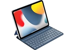 ‎HOU HOU iPad 10. Generation Tastatur-Case mit einstellbarem Winkel, Smart Keyboard Folio und magnetischem Laden - Kompatibel mit dem iPad 10. Generation 10.9" 2022 QWERTZ Deutsches Layout