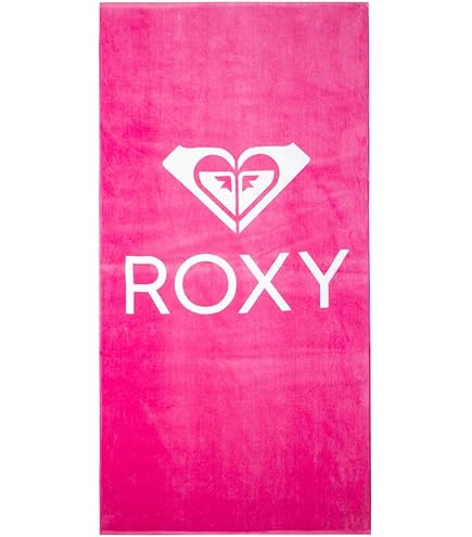 Serviette De Plage Roxy Neuve, Motif Floral Anthracite, Taille Unique