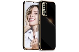 POUHYE Funda para Xiaomi Redmi 9T / Poco M3 Carcasa Silicona, Protección Cámara Ultra Fina Galvanizado Suave TPU Bumper Resistente Antigolpes Móvil Case para Xiaomi Redmi 9T / Poco M3 Negro