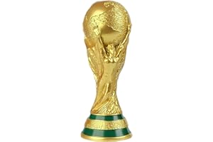 Générique Réplique de la Coupe du Monde de Football en résine ABS de 5.2 Pouces, trophée Sportif, décoration pour Chambre ou Bureau, léger et raffiné