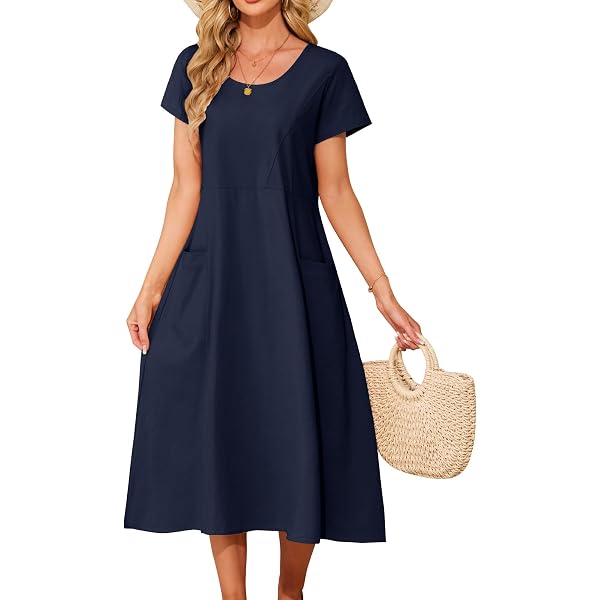 HAOLEI Robe Longue Fee Chic Et Elegant Robe Ete Bohee axi Robes Col