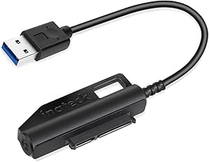 Inateck Câble Adaptateur SATA vers USB avec UASP USB 3.0 vers SATA III pour Disque Dur 2,5",UA1003