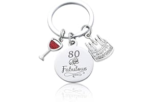 BESPMOSP Happy Birthday Gifts Women Keychains Teen Girls Keyrings Jewellery Presents For Mum Grandmother