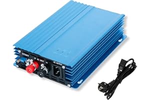 DEWIN Solare Inverter 500W, Micro Inverter Fotovoltaico Inverter Grid Tie MPPT Micro Inverter 500W Solar Grid Inverter di Rete per Pannelli Solari Scarico della Batteria a 24V Regolabile AC 220V