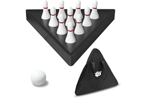 RAYNA GAMES Shuffleboard Bowling Pin Set, Shuffleboard Tabelletop Games, Shuffleboard Bowling Game, Tragbares Bowling Shuffleboard Tischset,Shuffleboard Bowling Pin für Zuhause,Büro, Party