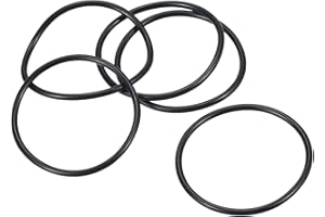 PATIKIL 20 Stück Dichtungsringe O-Ringe Gummidichtung 39mm AD 35mm ID 2mm Dicke Nitrilgummi Unterlegscheibe Dichtungssatz Gummischeiben für Auto Klimaanlage Wasserhahn Rohr Schwarz