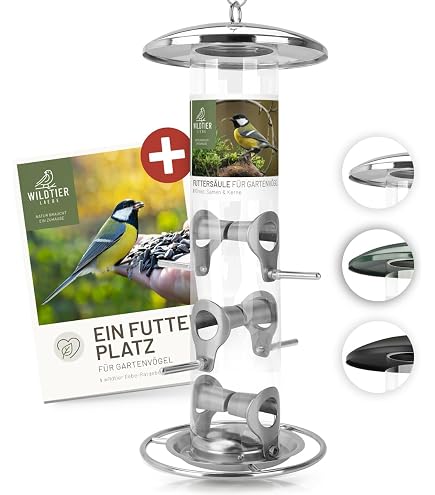 Sorbus Vogelfutterstation Mit Sitzstange – 2er Pack – Perfekt Für Garten, Balkon & Vogelbeobachtung