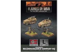 Flames of War: Guerra tardía: alemán: pelotón de la sede del reconocimiento (GBX150)