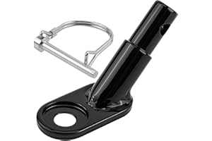 UNILLEA Attache Remorque Vélo avec Goupille de Sécurité, Fixation Remorque Universelle en Acier Alliée, Compatible Remorque Vélo Enfant ou Chien, Facile à Installer, Solide et Durable