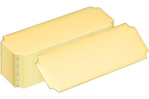 PATIKIL Graverad namnskylt, 36 st 7,6 cm x 2,5 cm bildramsetikett konst tagg personliga namnplakett troféplattor med självhäf