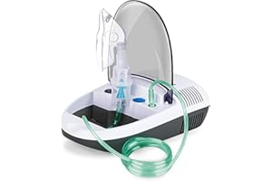 Hangsun Nebuliser Machine for Adults and Kids Compressor Nebulizer Compact Inhaler CN680 with Portable Design and Built-in Storage Box for Home Use