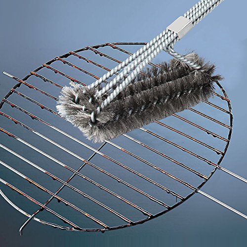 MF Tech 3 in 1 Grillbürste – 18“ Edelstahl Grillbürsten Grill und BBQ Reinigungswerkzeuge Zubehör – Outdoorchef - 7