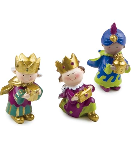 Z1 3 Rois Mages du Jour de Noël. Magiciens. 12 cm Set de Scène de Nativité, Figurines. Animaux, Naissance de Jésus. 3 Rois métiers Bethléem, Dieu Z1 3 Rois Mages du Jour de Noël. Magiciens. 12 cm Set de Scène de Nativité, Figurines. Animaux, Naissance de Jésus. 3 Rois métiers Bethléem, Dieu
