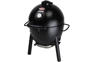 Char-griller E6714 AKORN Jr. Kamado, Ceniza Barbacoa de carbón portátil