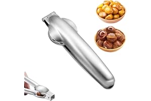 Ayizhiniu Taglia Castagne, Pinze per Castagne, Castagne Schiaccianoci in Acciaio Inox, Multifunzione Sbuccia della Apri Pela Castagne, Adatto Utensili Sgusciare Castagne e Noci