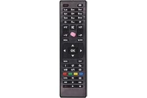 Riry RC4875 Télécommande Universelle pour remplacer Facilement Les télécommandes de Tucson Continental Edison Hyudai AYA Technika Telefunken edenwood listo techwood CELCUS Bush et Plus Encore