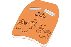 HeySplash Tabla de Natación para Niños, Flotador Ligero Seguro Ayuda de Entrenamiento Fuerza de Piernas con Patrón Lindo Equipo Auxiliar de Ejercicio en Piscina para Principiantes
