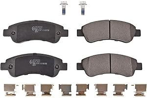 febi bilstein 16814 pastiglie freno con materiale di fissaggio, 1 unità